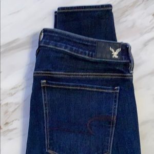 American Eagle High Rise Denim Jeggings Sz 12L